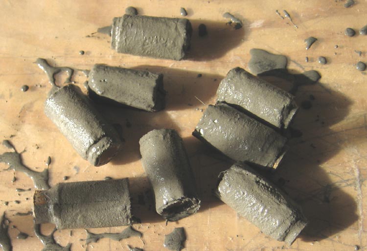 細布條浸泡水泥