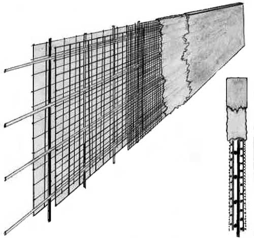drawing of ferrocement armature